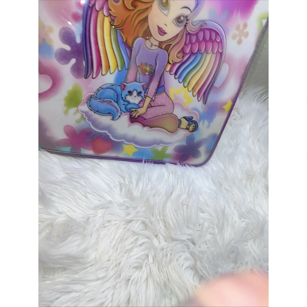 $119 🌙 Rare Y2K Lisa Frank Angel Zip-up Trapper Keeper Binder + BAG Accessories
